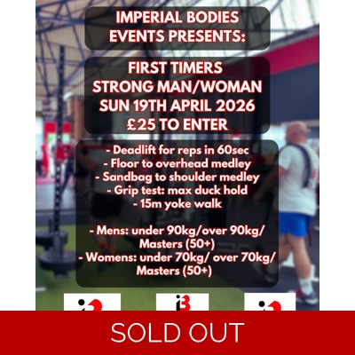 MENS 90KG+: APRIL FIRST TIMERS